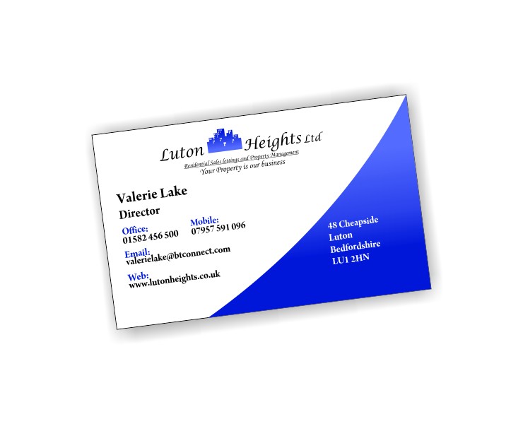 500 Full Colour 350gsm FSC®/PEFC® Business Cards (85x55mm)