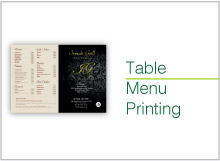 table menu