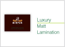 luxury matt lamination